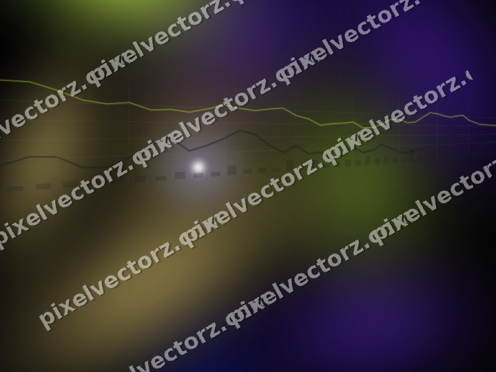 Leuchtender Neon Diagramm Hintergrund in Blau und Violett