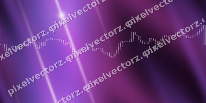 Nahtloser Neon Diagramm Hintergrund in Violett und Blau