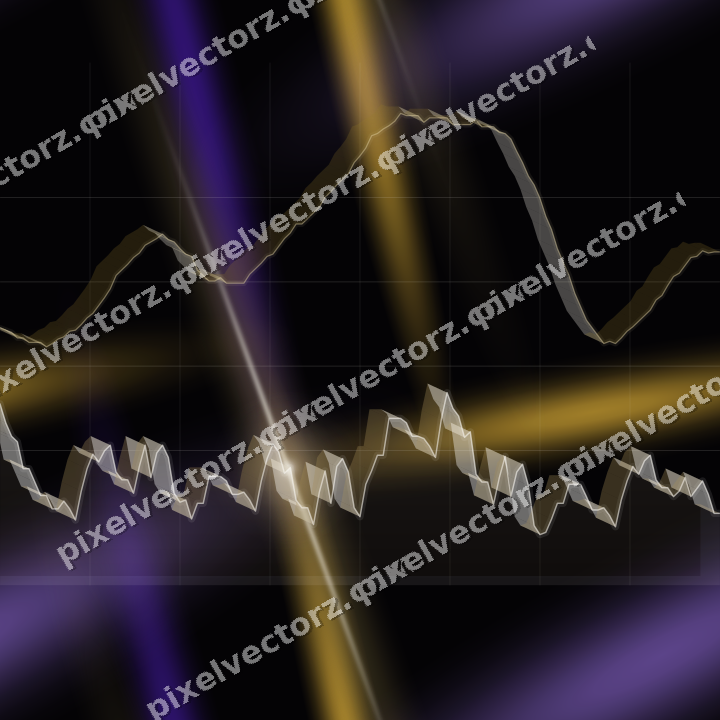Nahtloser Neon Diagramm Hintergrund in Bernstein und Violett