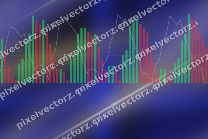 Nahtloser Neon Diagramm Hintergrund in Blau und Bernstein
