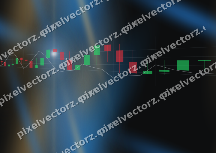 Nahtloser Neon Diagramm Hintergrund in Blau und Rot