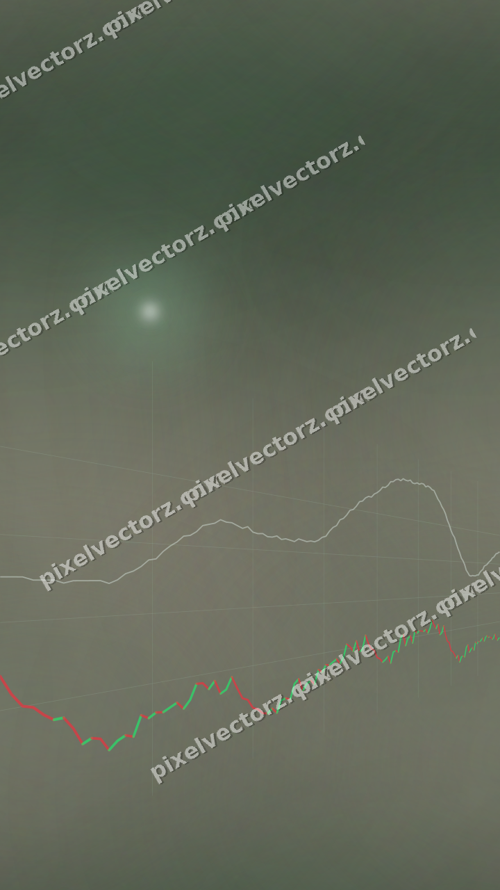 Nahtloser Neon Diagramm Hintergrund in Dunkelgrün und Rot