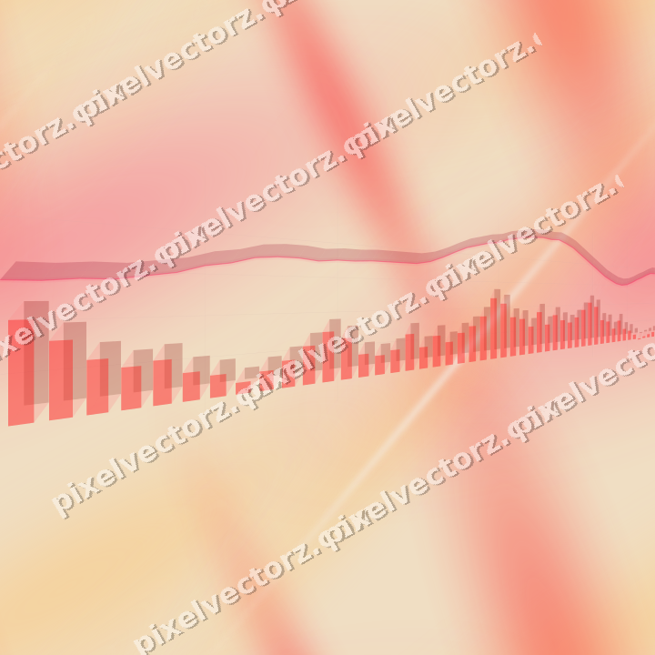 Nahtloser Pastell Diagramm Hintergrund in Rot und Orange