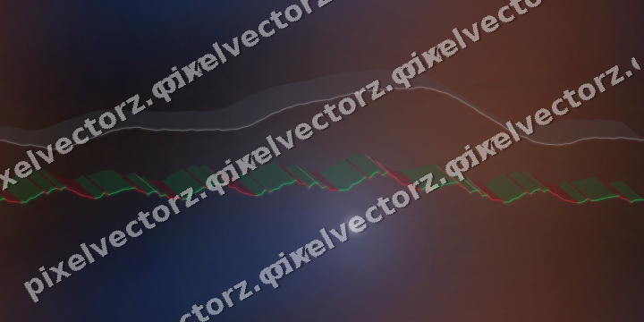 Nahtloser Neon Diagramm Hintergrund in Blau und Rot