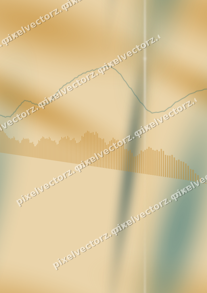 Nahtloser Pastell Diagramm Hintergrund in Bernstein und Dunkelpetrol