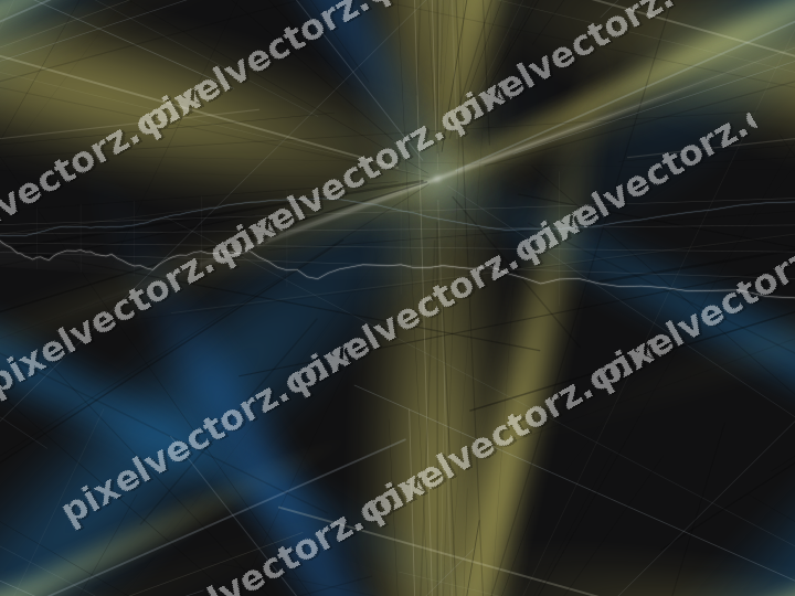 Nahtloser Neon Diagramm Hintergrund in Blau und Gelb