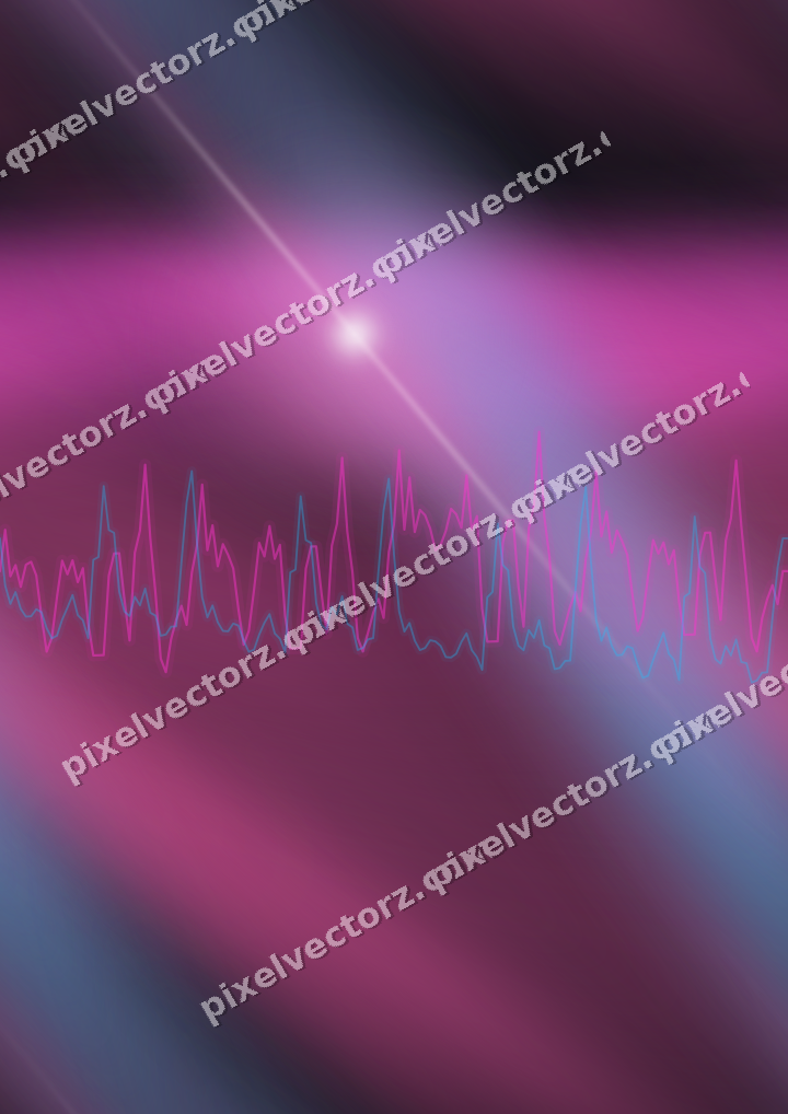 Nahtloser Neon Diagramm Hintergrund in Magenta und Violett