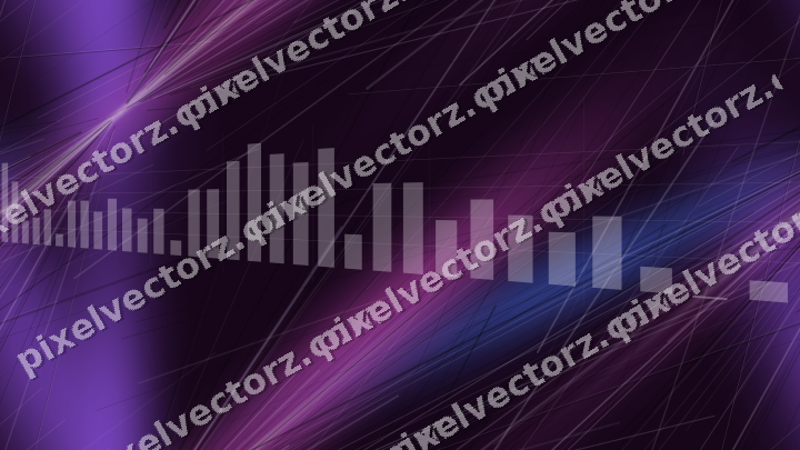 Nahtloser Neon Diagramm Hintergrund in Violett und Blau