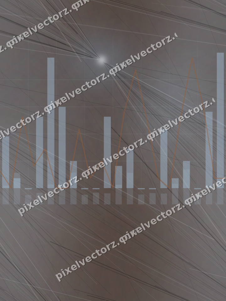 Nahtloser Neon Diagramm Hintergrund in Blau und Orange