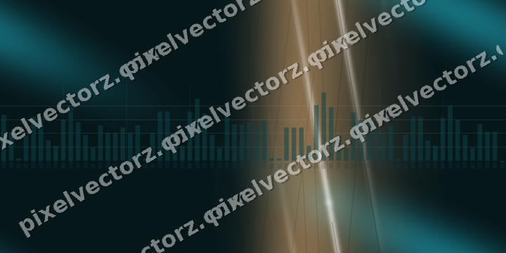 Nahtloser Neon Diagramm Hintergrund in Petrol und Orange