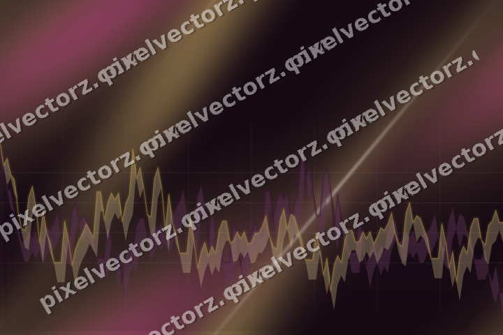 Nahtloser Neon Diagramm Hintergrund in Magenta und Bernstein