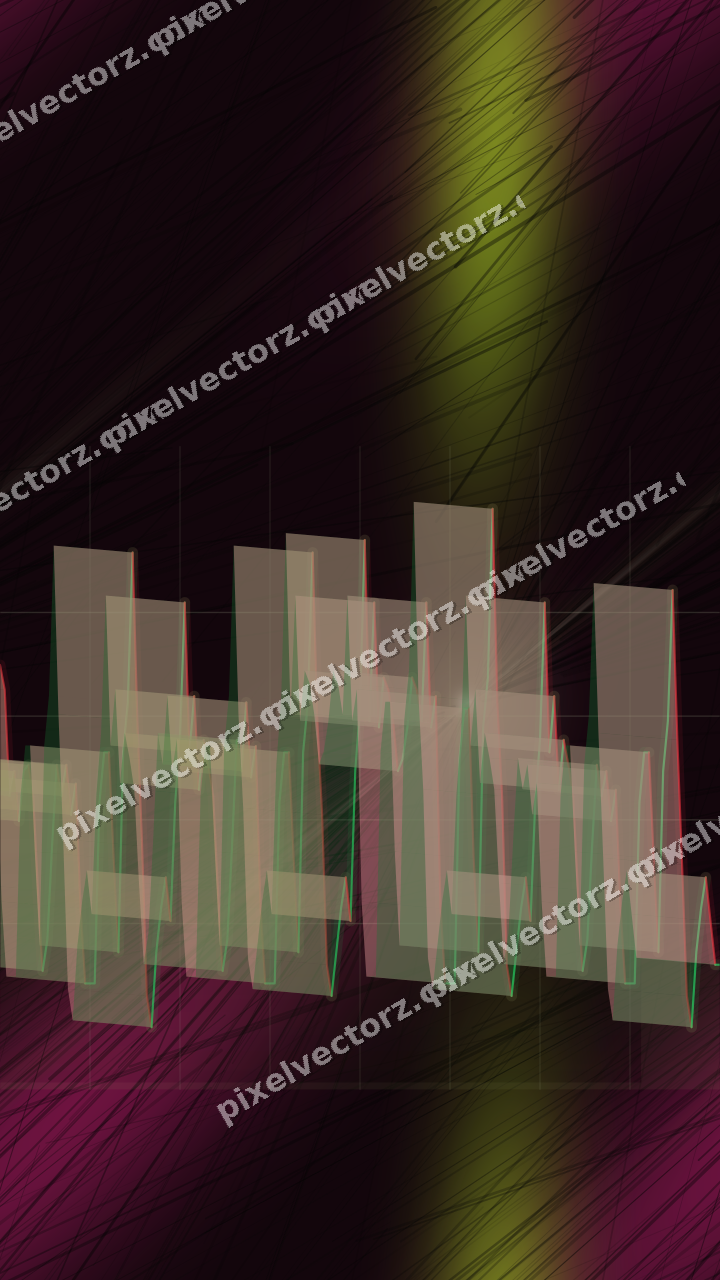 Nahtloser Neon Diagramm Hintergrund in Limette und Rosa
