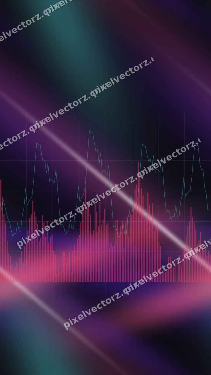 Nahtloser Neon Diagramm Hintergrund in Rosa und Bernstein