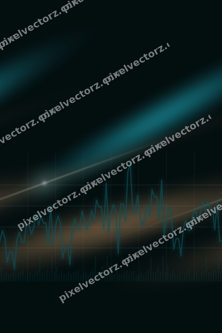 Nahtloser Neon Diagramm Hintergrund in Petrol und Orange