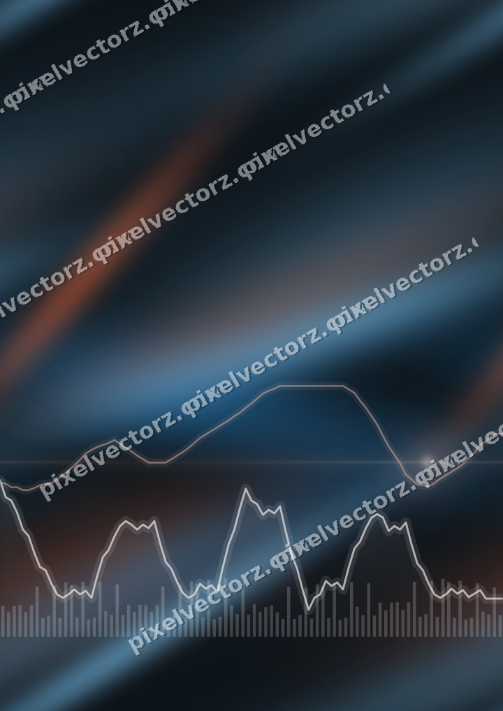 Nahtloser Neon Diagramm Hintergrund in Orange und Türkis
