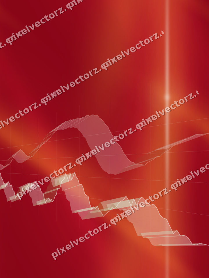 Nahtloser Neon Diagramm Hintergrund in Orange und Bernstein
