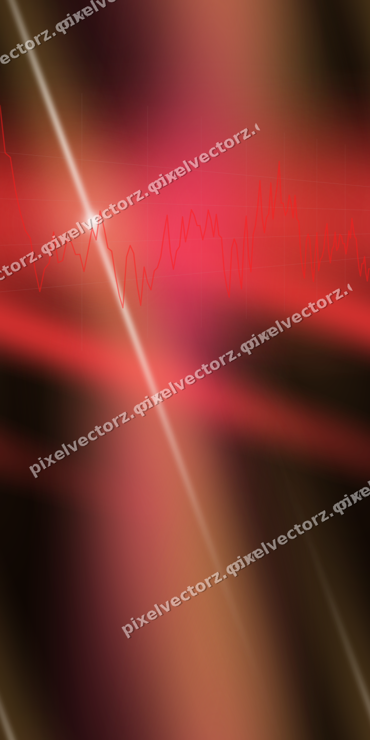 Nahtloser Neon Diagramm Hintergrund in Rot und Orange