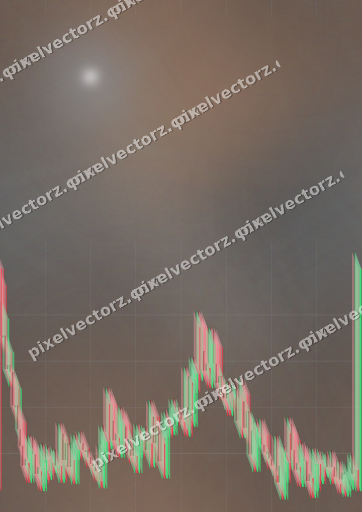 Nahtloser Neon Diagramm Hintergrund in Blau und Orange