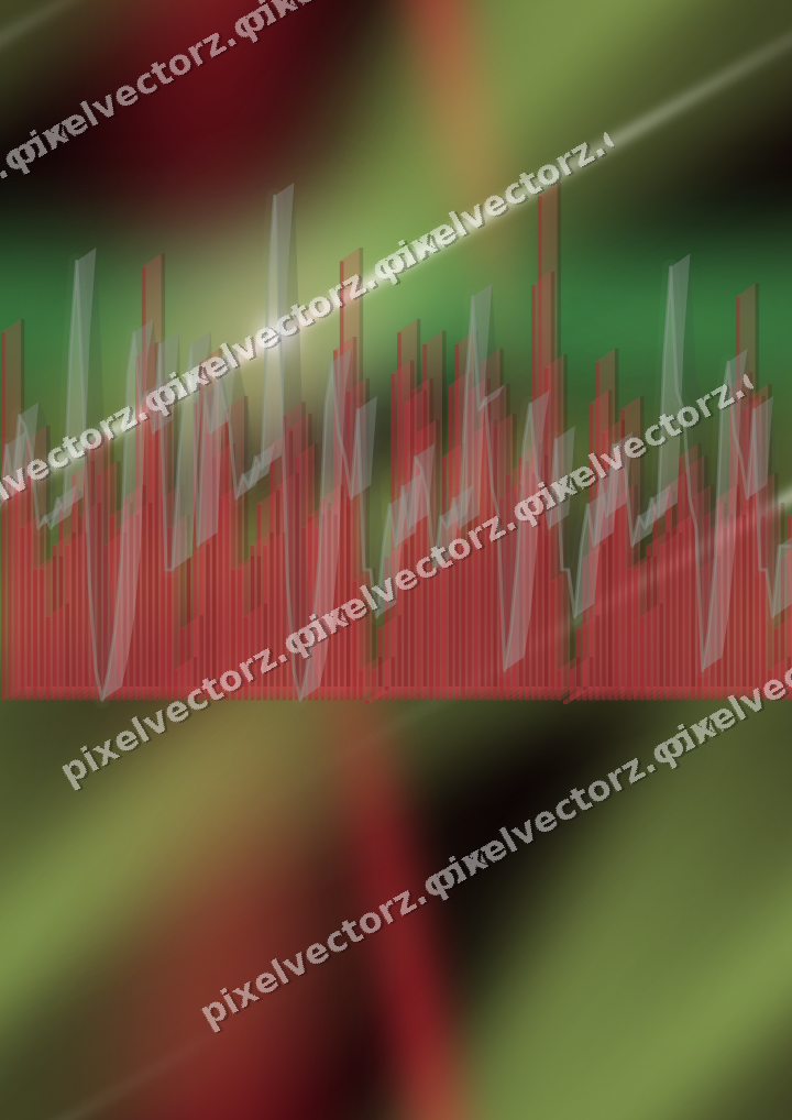 Nahtloser Neon Diagramm Hintergrund in Rot und Grün