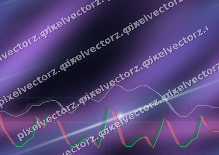 Nahtloser Neon Diagramm Hintergrund in Violett und Blau