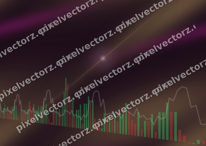 Nahtloser Neon Diagramm Hintergrund in Magenta und Bernstein