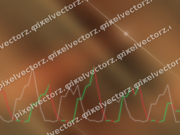 Nahtloser Neon Diagramm Hintergrund in Orange und Bernstein