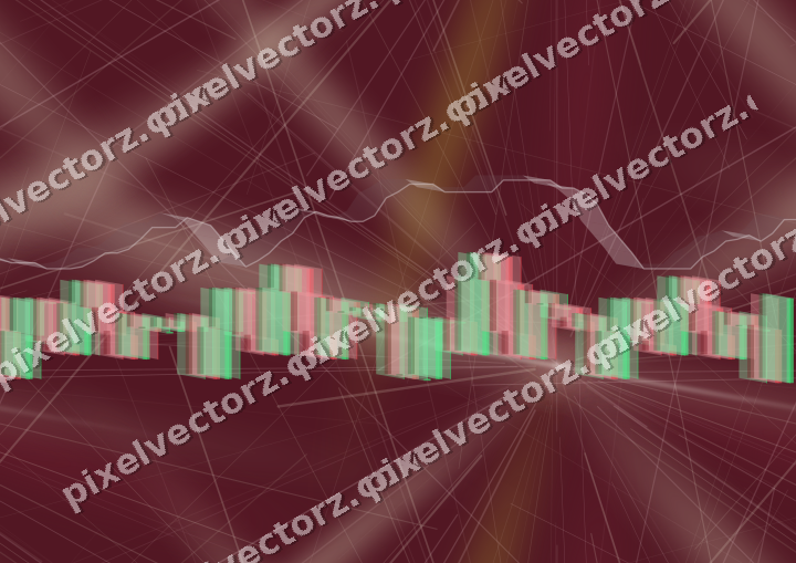 Nahtloser Neon Diagramm Hintergrund in Dunkelrosa und Rot