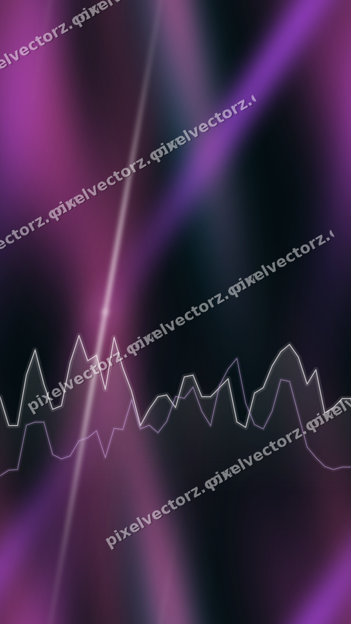 Nahtloser Neon Diagramm Hintergrund in Magenta und Violett