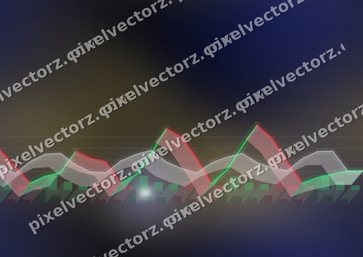 Nahtloser Neon Diagramm Hintergrund in Blau und Bernstein