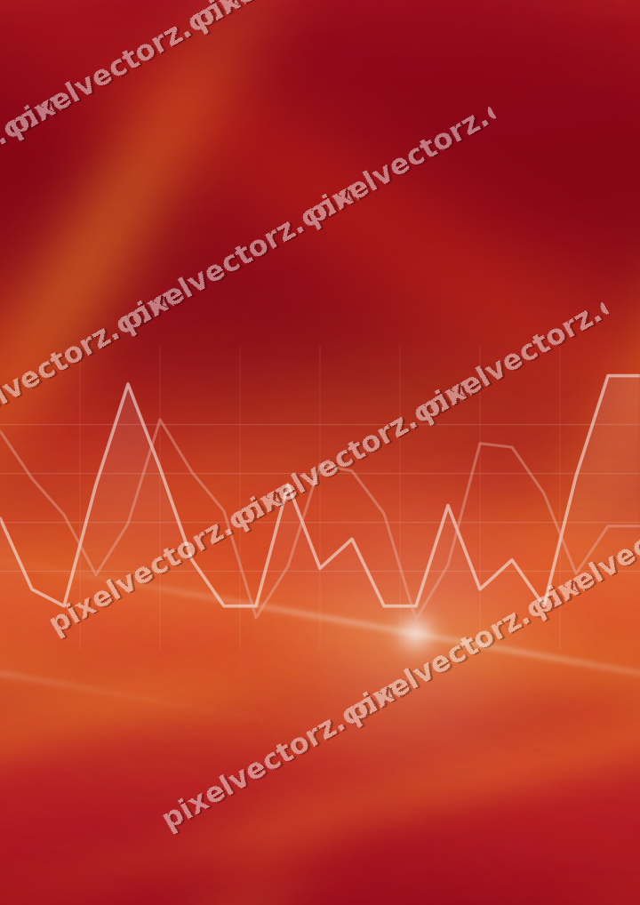 Nahtloser Neon Diagramm Hintergrund in Orange und Bernstein