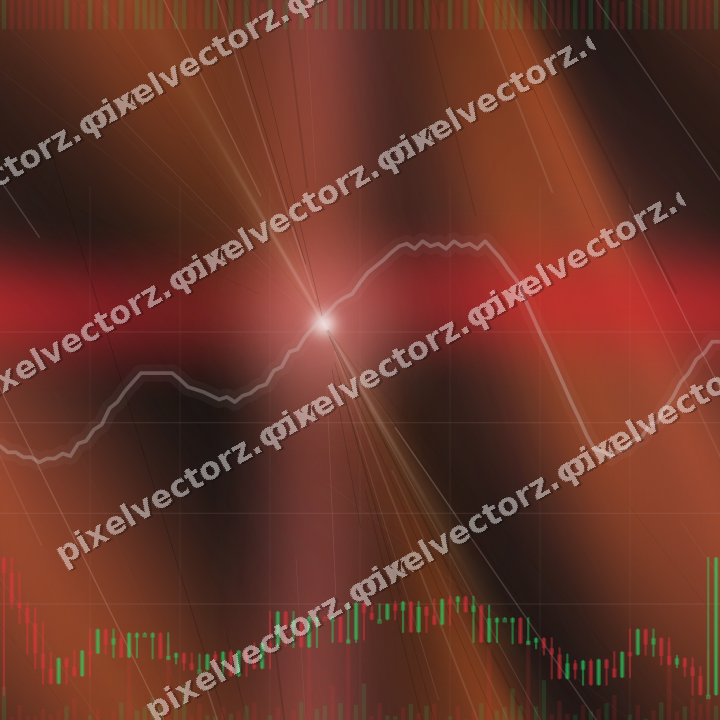 Nahtloser Neon Diagramm Hintergrund in Rot und Bernstein