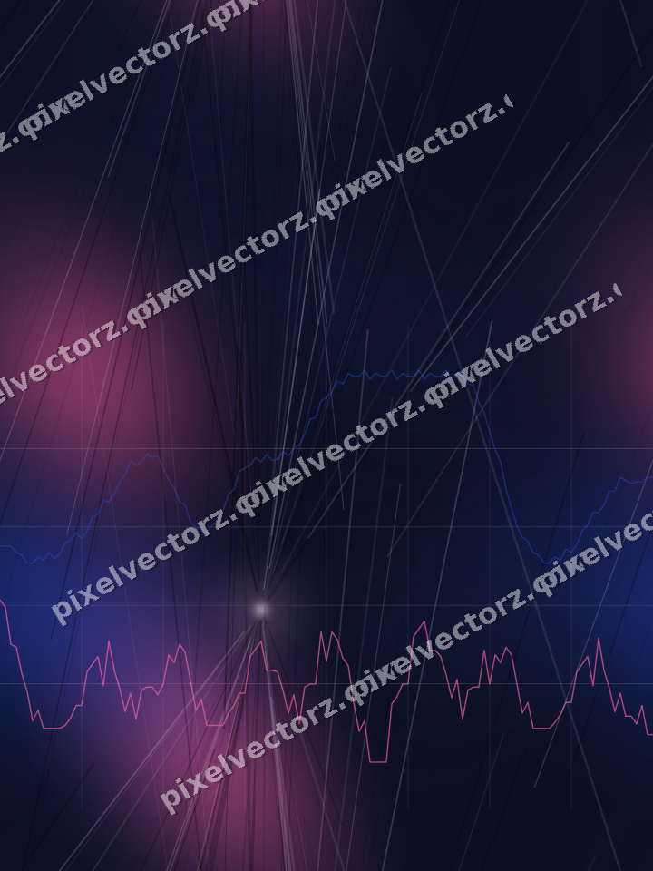 Nahtloser Neon Diagramm Hintergrund in Rosa und Blau