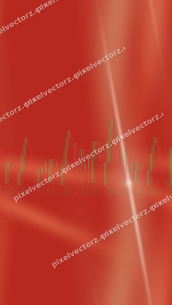 Nahtloser Neon Diagramm Hintergrund in Rot und Orange