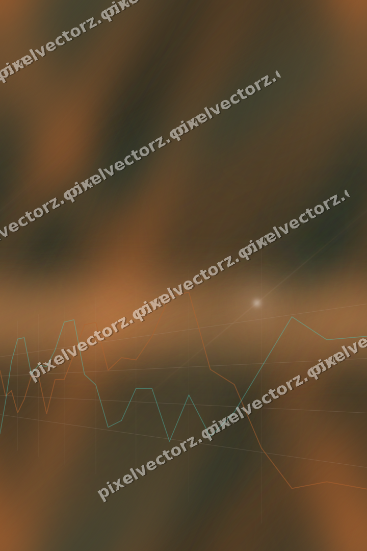 Nahtloser Neon Diagramm Hintergrund in Orange und Petrol