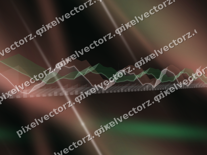 Nahtloser Neon Diagramm Hintergrund in Grün und Rot