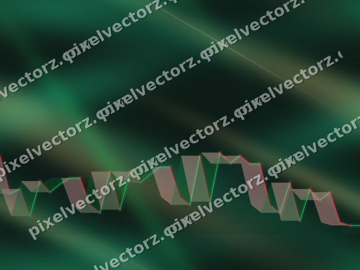 Nahtloser Neon Diagramm Hintergrund in Grün und Rot