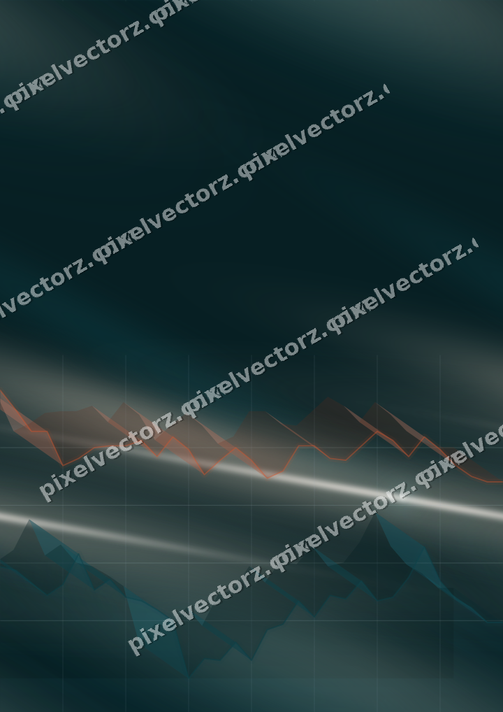Nahtloser Neon Diagramm Hintergrund in Dunkelpetrol und Orange