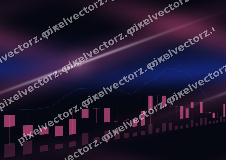 Nahtloser Neon Diagramm Hintergrund in Rosa und Blau