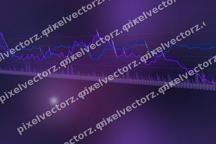 Nahtloser Neon Diagramm Hintergrund in Violett und Blau