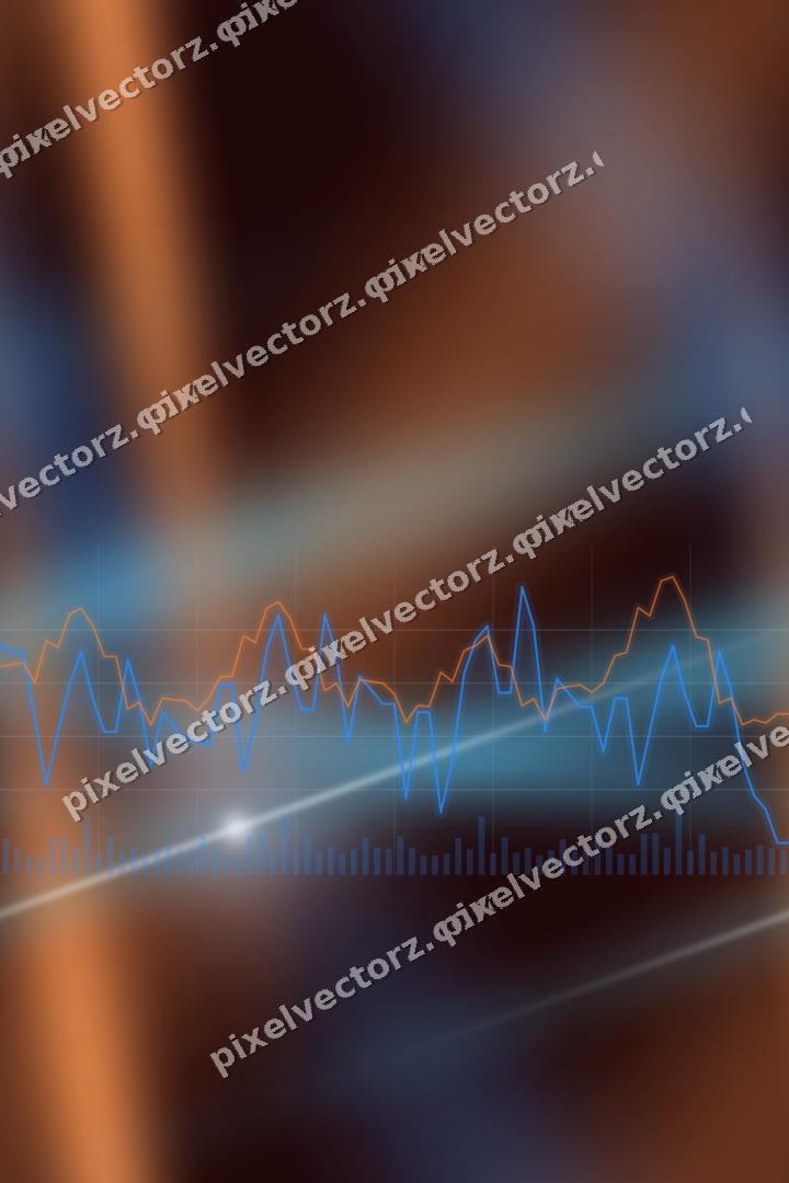 Nahtloser Neon Diagramm Hintergrund in Blau und Rot