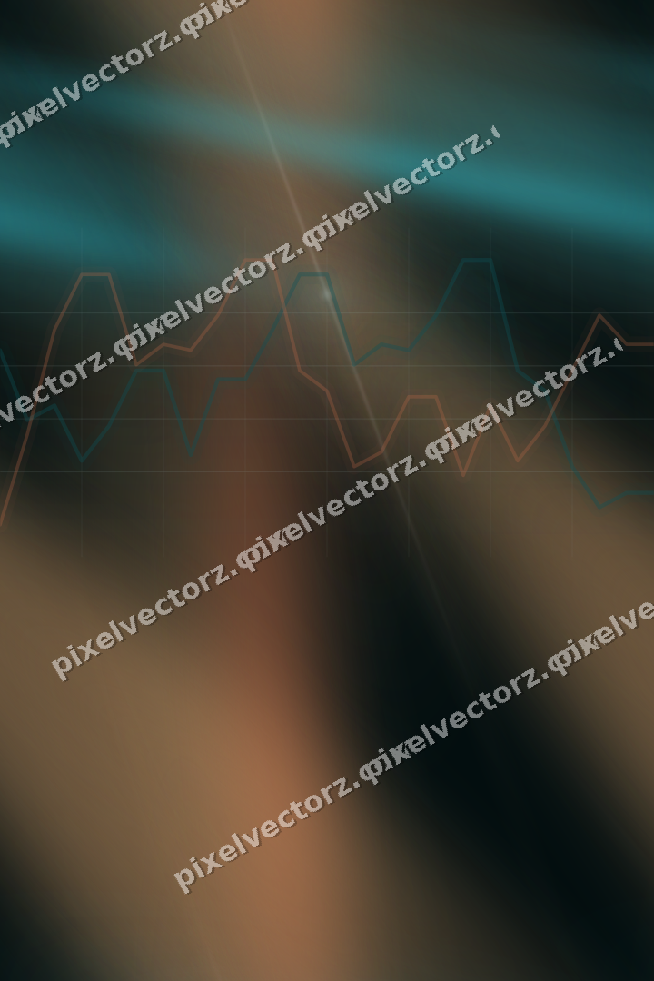 Nahtloser Neon Diagramm Hintergrund in Petrol und Orange