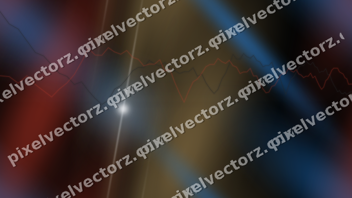 Nahtloser Neon Diagramm Hintergrund in Blau und Rot