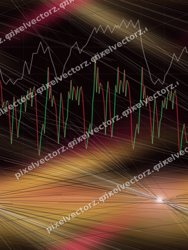 Nahtloser Neon Diagramm Hintergrund in Rosa und Bernstein