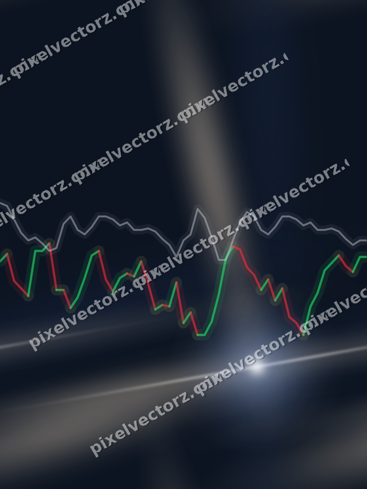 Nahtloser Neon Diagramm Hintergrund in Dunkelblau und Rot