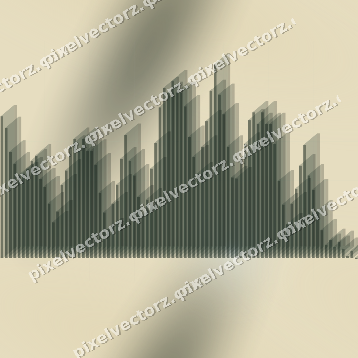 Nahtloser Pastell Diagramm Hintergrund in Dunkelgrün und Bernstein