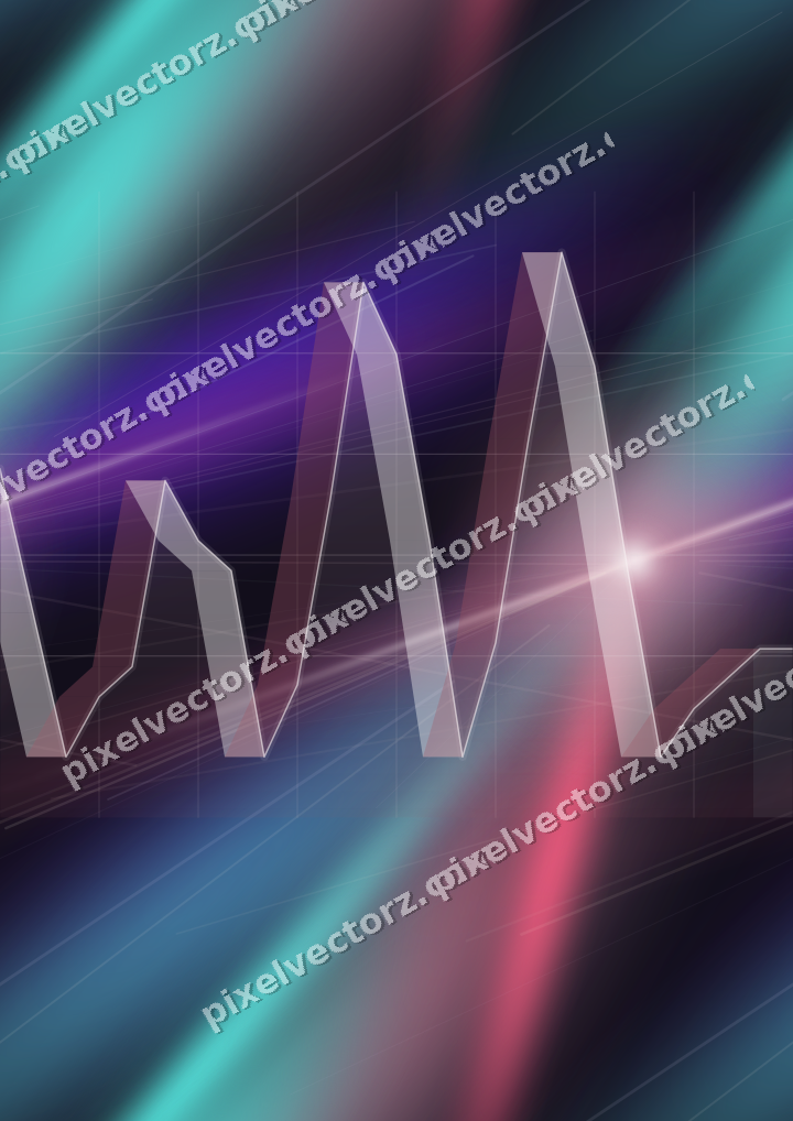 Nahtloser Neon Diagramm Hintergrund in Rosa und Bernstein
