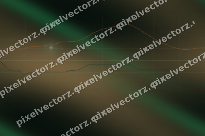 Nahtloser Neon Diagramm Hintergrund in Grün und Orange