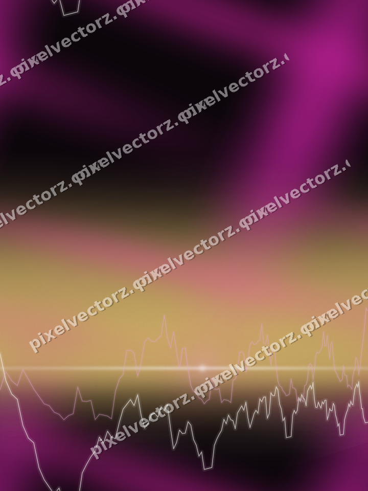 Nahtloser Neon Diagramm Hintergrund in Magenta und Bernstein