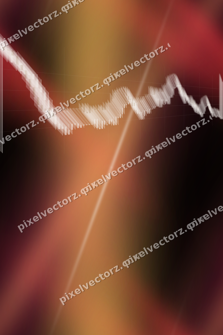 Nahtloser Neon Diagramm Hintergrund in Rot und Orange
