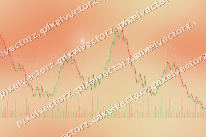 Nahtloser Pastell Diagramm Hintergrund in Rot und Orange